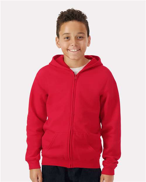 Gildan - Youth Heavy Blend™ Full-Zip Hooded Sweatshirt - 18600B