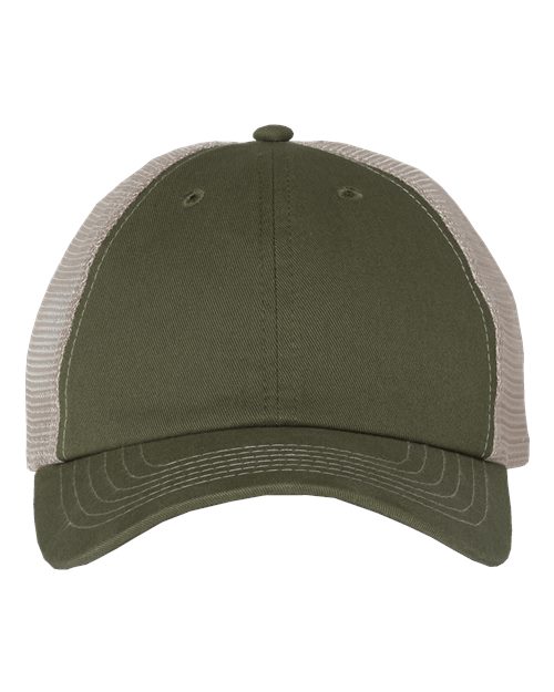 Valucap - Contrast-Stitch Mesh-Back Cap - 3100