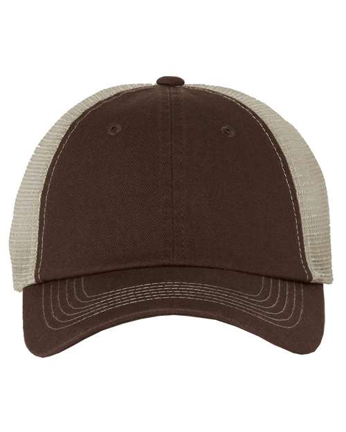 Valucap - Contrast-Stitch Mesh-Back Cap - 3100