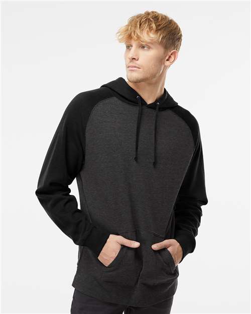 Independent Trading Co. - Unisex Raglan Hooded Sweatshirt - IND40RP