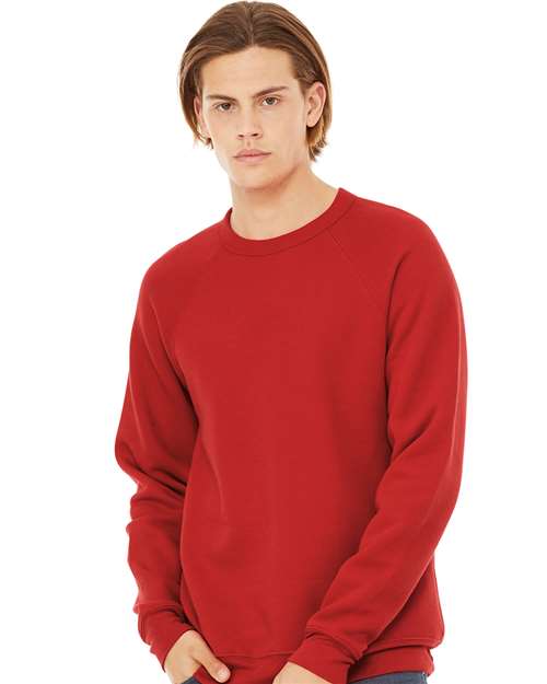 BELLA + CANVAS - Unisex Sponge Fleece Raglan Crewneck Sweatshirt - 3901