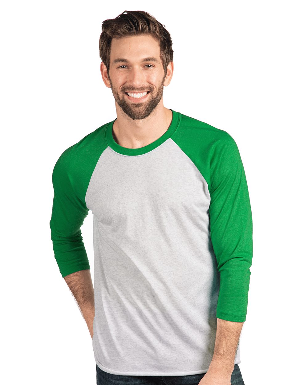 Next Level - Unisex Triblend Three-Quarter Raglan Tee - 6051