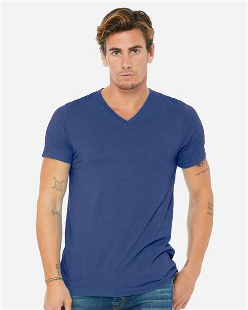 BELLA + CANVAS - Unisex Triblend V-Neck Tee - 3415