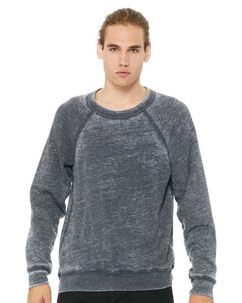 BELLA + CANVAS - Unisex Sponge Fleece Raglan Crewneck Sweatshirt - 3901