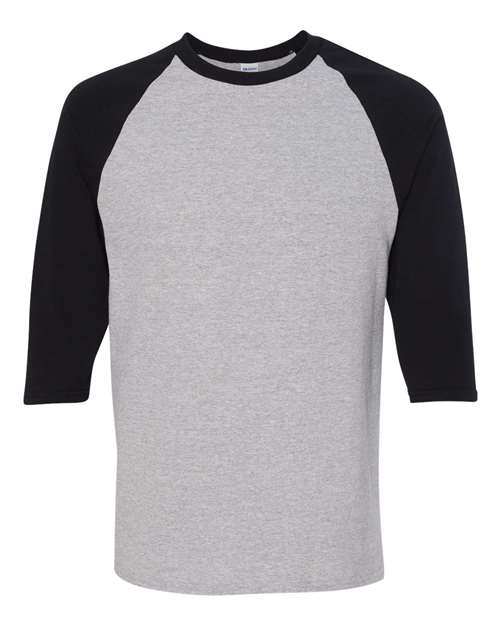 Gildan - Unisex Heavy Cotton™ Raglan Three-Quarter Sleeve T-Shirt - 5700