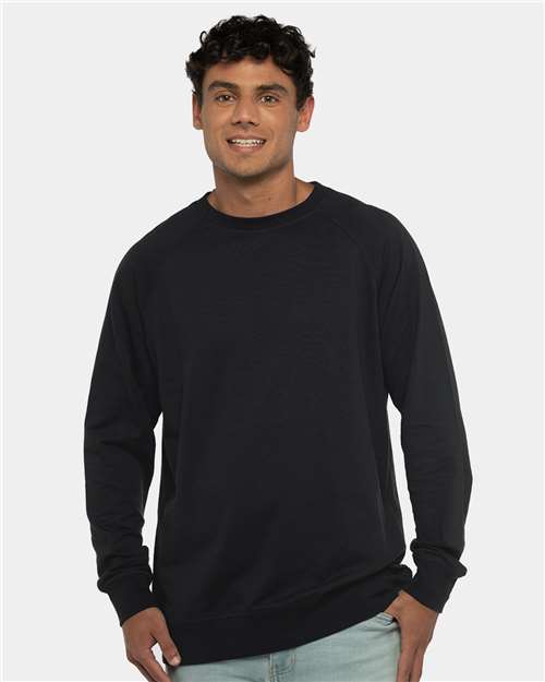 Next Level - Unisex Laguna Raglan Crewneck Sweatshirt - 9000