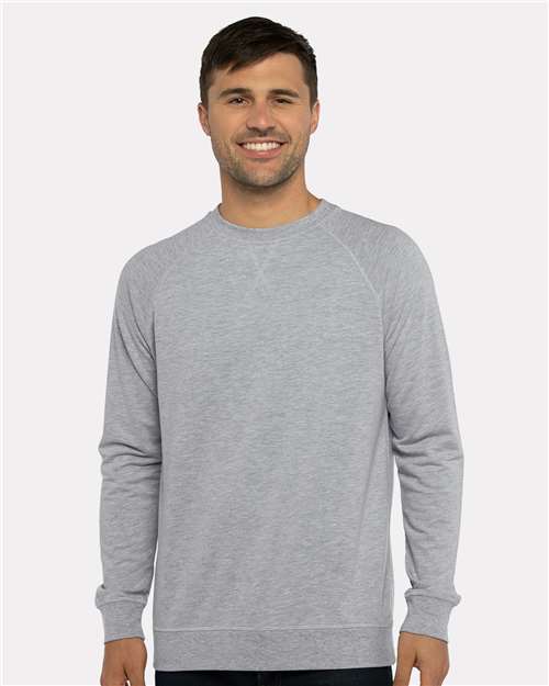 Next Level - Unisex Laguna Raglan Crewneck Sweatshirt - 9000