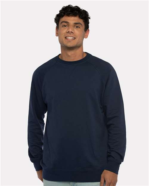 Next Level - Unisex Laguna Raglan Crewneck Sweatshirt - 9000