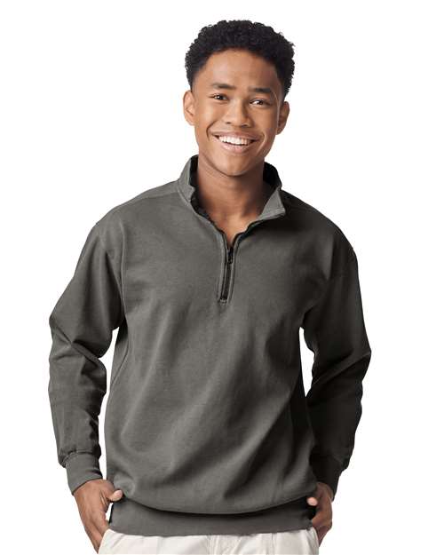 Comfort Colors - Garment-Dyed Quarter Zip Sweatshirt - 1580