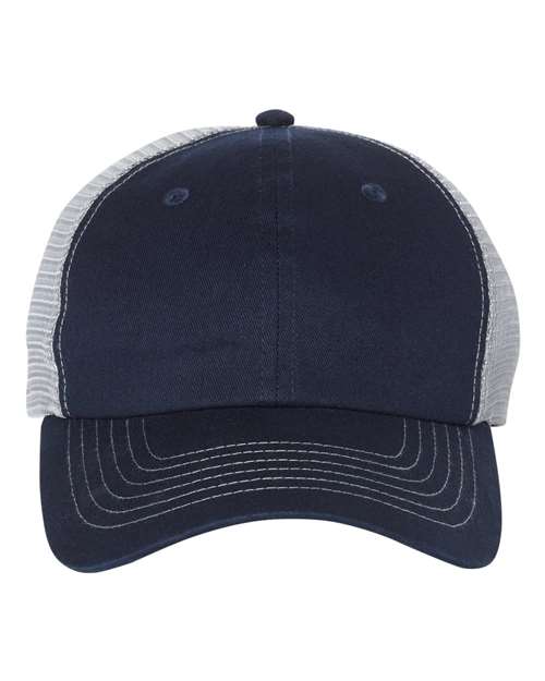 Valucap - Contrast-Stitch Mesh-Back Cap - 3100
