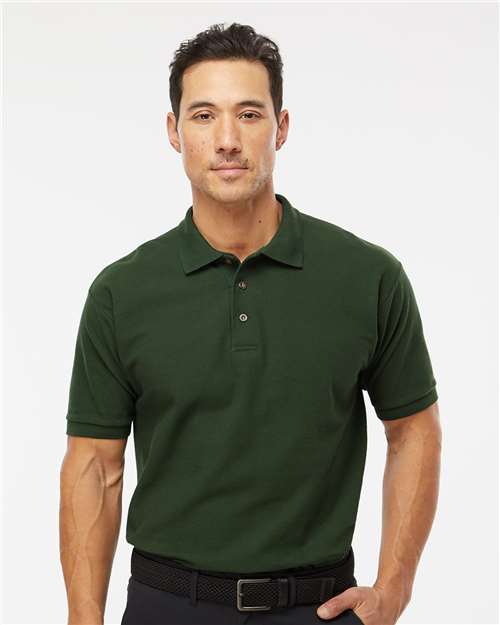 M&O - Ring-Spun Piqué Polo - 7002