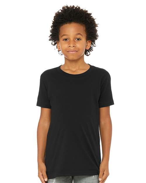 BELLA + CANVAS - T-shirt unisexe en jersey CVC pour jeunes - 3001YCVC