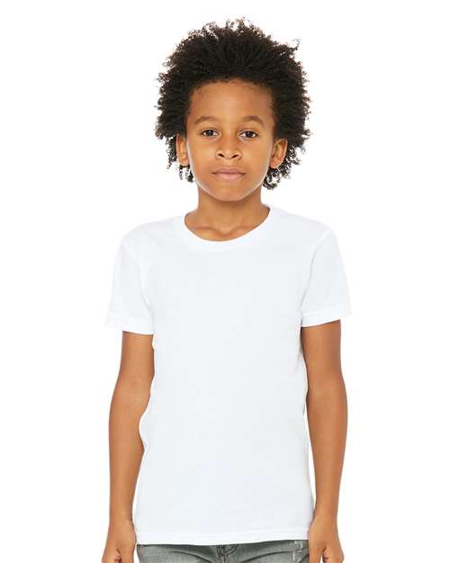 BELLA + CANVAS - T-shirt unisexe en jersey CVC pour jeunes - 3001YCVC