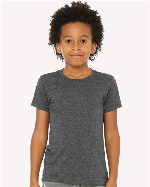 BELLA + CANVAS - T-shirt unisexe en jersey CVC pour jeunes - 3001YCVC