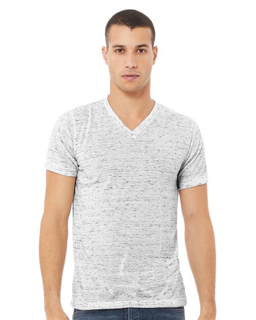 BELLA + CANVAS - Textured Jersey V-Neck Tee - 3655