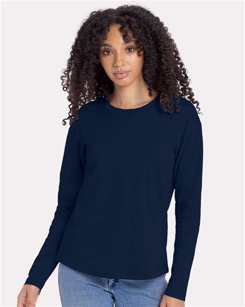 Next Level - Women's Cotton Relaxed Long Sleeve T-Shirt - 3911