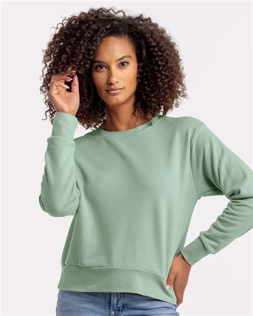 Next Level - Women's Laguna Sueded Sweatshirt - 9084