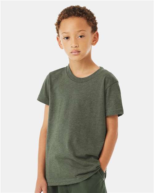 BELLA + CANVAS - T-shirt unisexe en jersey CVC pour jeunes - 3001YCVC