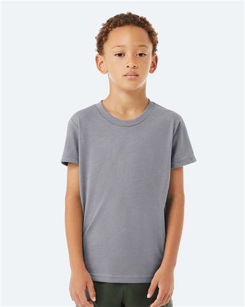 BELLA + CANVAS - T-shirt unisexe en jersey CVC pour jeunes - 3001YCVC