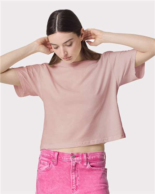 American Apparel - Women's Fine Jersey Boxy Tee - 102