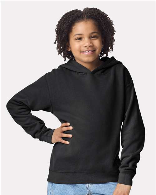 Comfort Colors - Garment-Dyed Youth Lightweight Fleece Hooded Sweatshirt - 1467Y