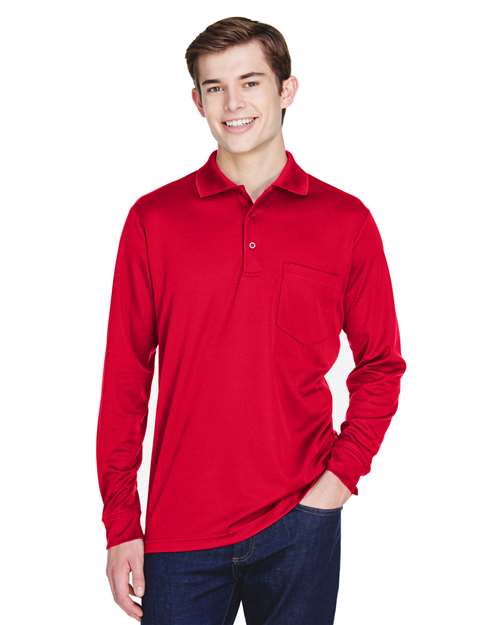 CORE365 - Pinnacle Performance Long Sleeve Piqué Polo with Pocket - 88192P