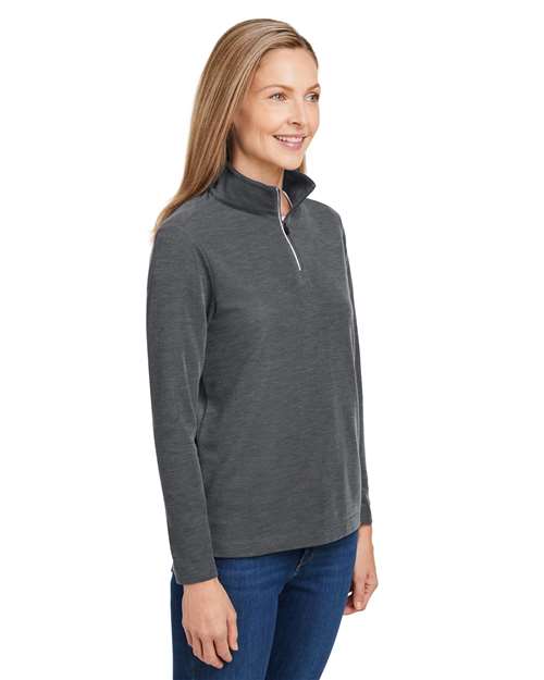 CORE365 - Women's Fusion ChromaSoft™ Pique Quarter-Zip Pullover - CE405W