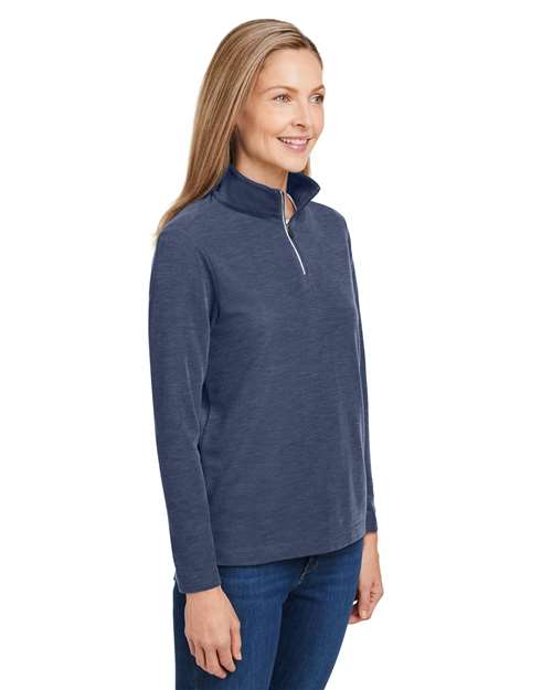 CORE365 - Women's Fusion ChromaSoft™ Pique Quarter-Zip Pullover - CE405W