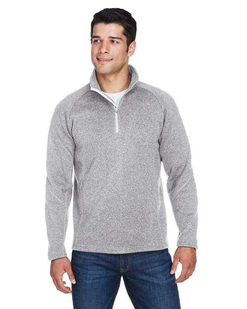 Devon & Jones - Bristol Sweater Fleece Quarter-Zip Pullover - DG792