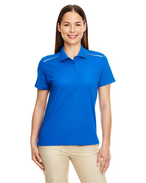 CORE365 - Women's Radiant Performance Piqué Polo with Reflective Piping - 78181R