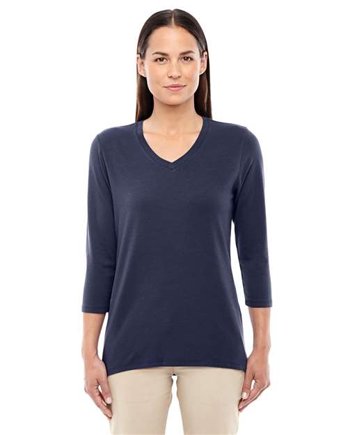 Devon & Jones - Women's Perfect Fit™ Bracelet-Length V-Neck Top - DP184W