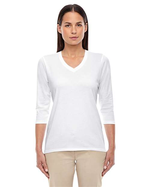 Devon & Jones - Women's Perfect Fit™ Bracelet-Length V-Neck Top - DP184W