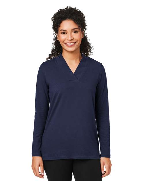 Devon & Jones - Women's Raleigh Shawl Collar Knit Top - DP121W