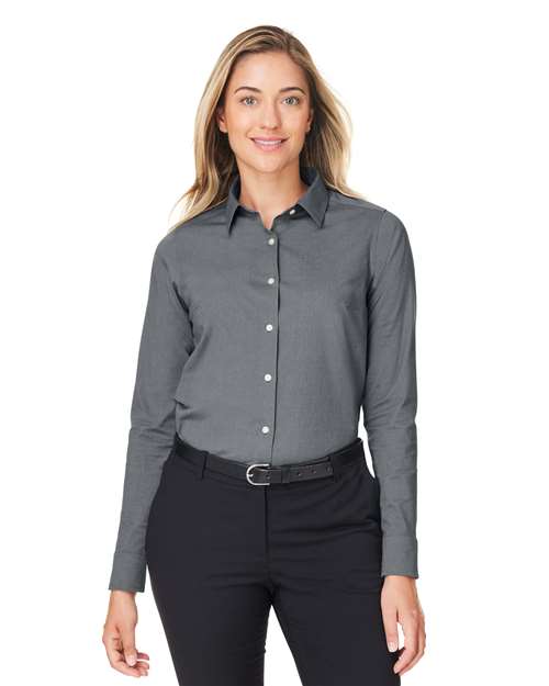 Devon & Jones - Women's CrownLux Performance® Spencer Poplin Dress Shirt - DG505W