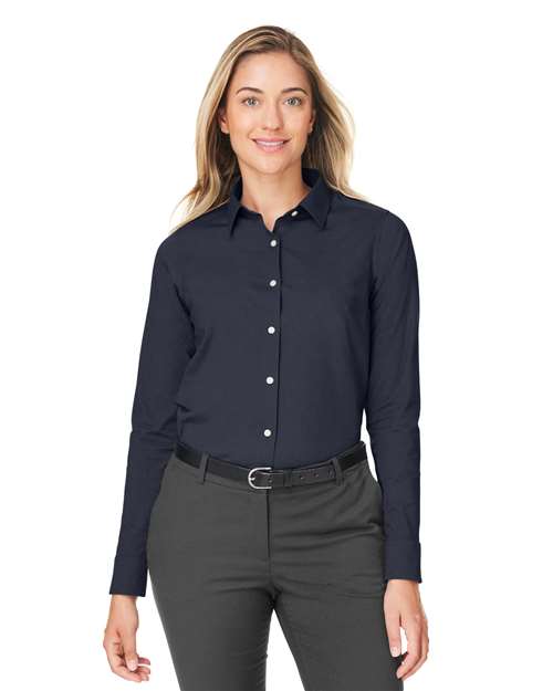 Devon & Jones - Women's CrownLux Performance® Spencer Poplin Dress Shirt - DG505W