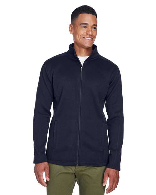 Devon & Jones - Men's Bristol Full-Zip Sweater Fleece Jacket - DG793