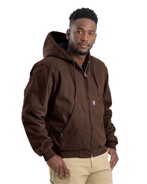 Berne Apparel - Highland Washed Cotton Duck Hooded Jacket - HJ375