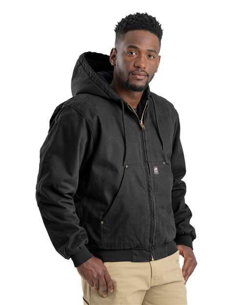 Berne Apparel - Highland Washed Cotton Duck Hooded Jacket - HJ375