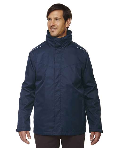 CORE365 - Men's Tall Region 3-in-1 Jacket with Fleece Liner - 88205T