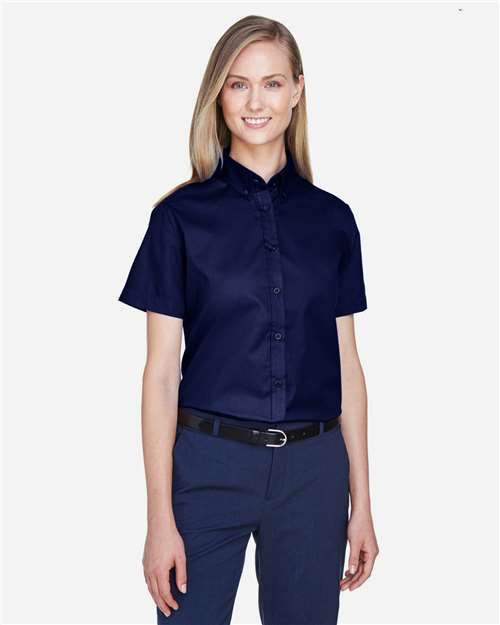 CORE365 - Women's Optimum Short Sleeve Twill Shirt - 78194
