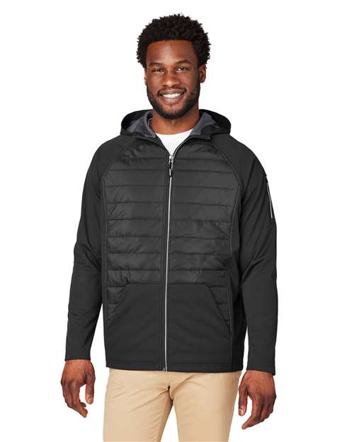 CORE365 - Unisex Techno Lite Hybrid Hooded Jacket - CE808