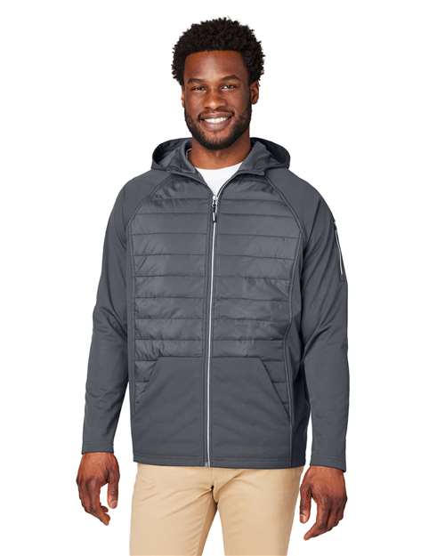 CORE365 - Unisex Techno Lite Hybrid Hooded Jacket - CE808