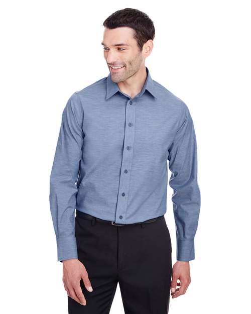 Devon & Jones - Crown Collection® Stretch Pinpoint Chambray Shirt - DG562