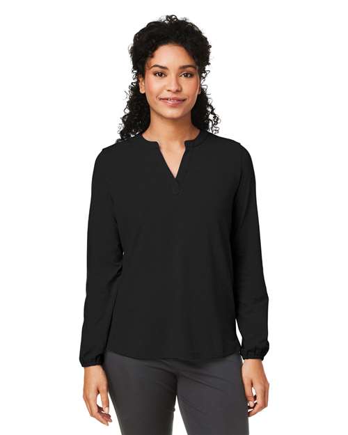 Devon & Jones - Women's Raleigh Half-Placket Knit Top - DP122W