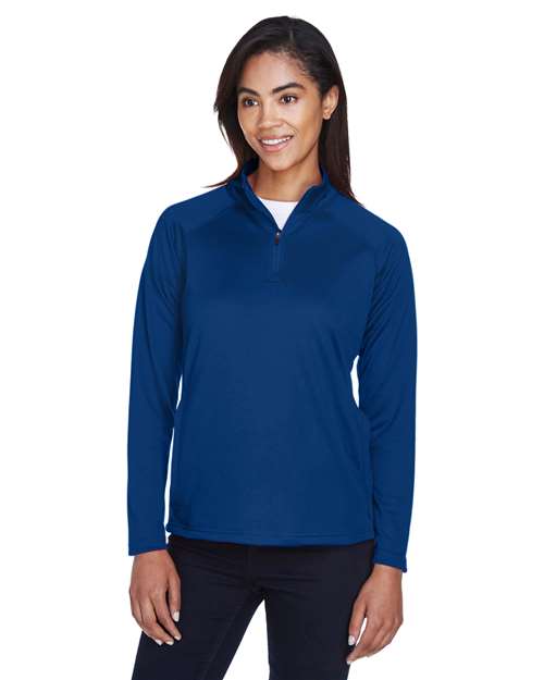 Devon & Jones - Women's Stretch Tech-Shell® Compass Quarter-Zip Pullover - DG440W