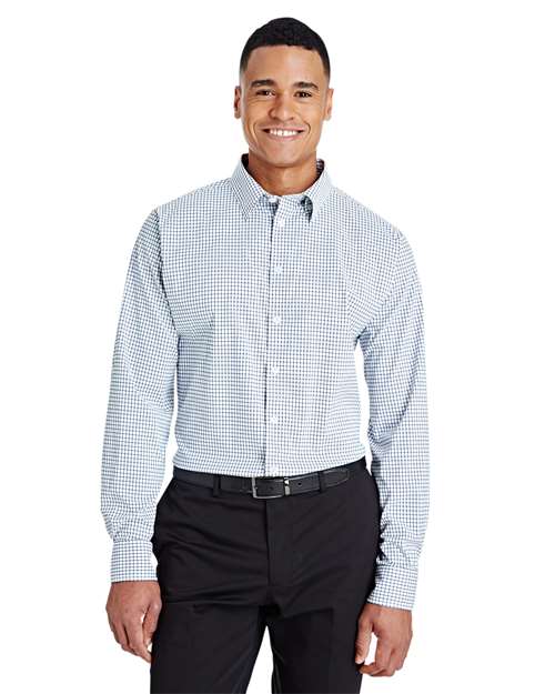 Devon & Jones - CrownLux Performance® Micro Windowpane Woven Dress Shirt - DG540