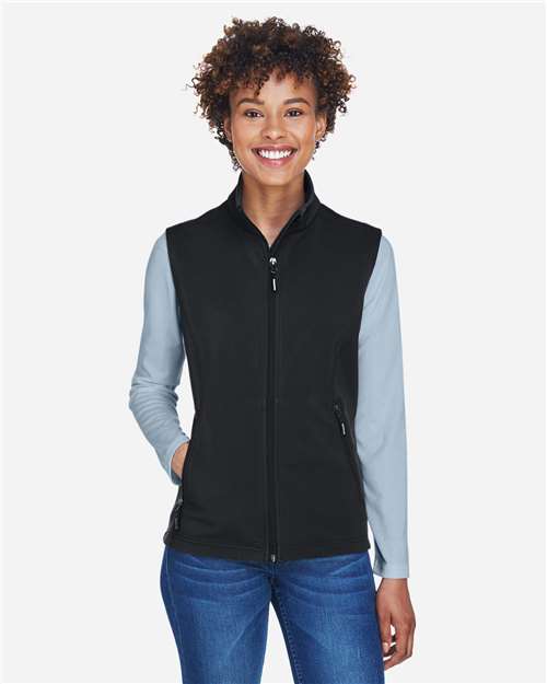 CORE365 - Women's Cruise Two-Layer Fleece Bonded Soft Shell Vest - CE701W