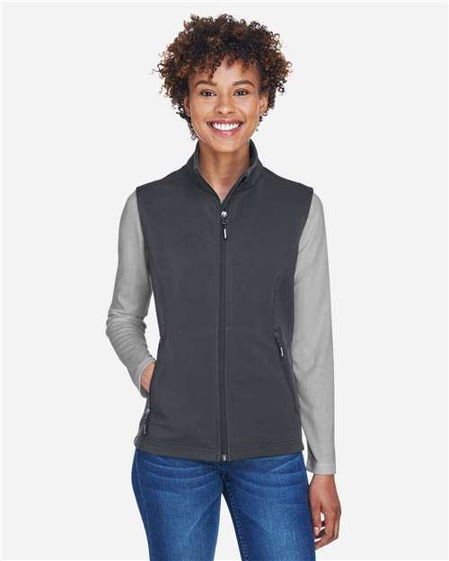 CORE365 - Women's Cruise Two-Layer Fleece Bonded Soft Shell Vest - CE701W