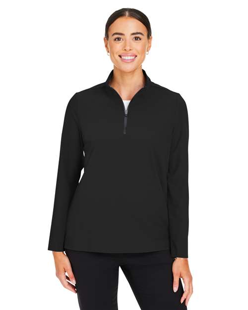 Devon & Jones - Women's CrownLux Performance® Windsor Welded Quarter-Zip Pullover - DG410W