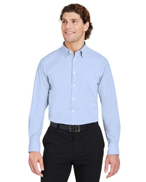 Devon & Jones - Men's CrownLux Performance® Microstripe Dress Shirt - DG537